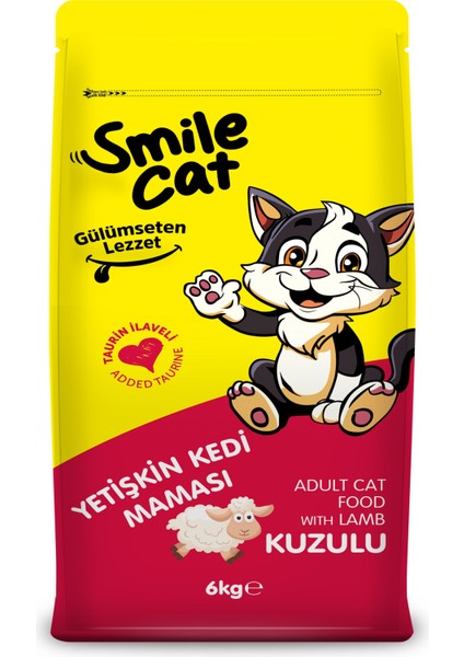 Cat Yetişkin Kedi Kuzulu 6 kg Kuru Mama