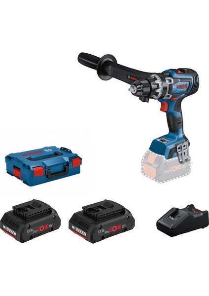 Gsb 18V-110 C Procore 2X4.0AH Akülü Darbeli Vidalama