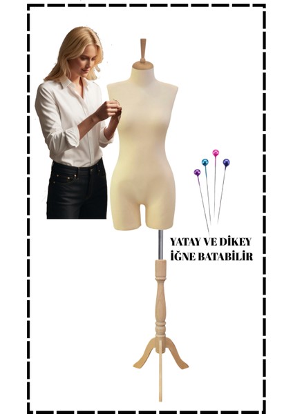 Pantolon Giyebilen 40 Beden Süngerli Terzi Mankeni Prova Mankeni Pac-01