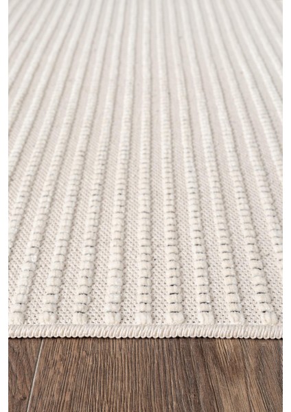 Hena HN001A Krem Şönil Kilim Ince Yumuşak Toz Yapmaz Kaymaz Taban Makinada Yıkanabilir Modern Halı fırsatları