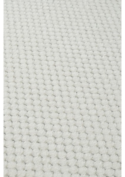 Petek Beyaz Yıkanabilir Kaymaz Taban Yumuşak Dokulu Peluş Kesme Halı Mutfak Koridor Salon Halısı fırsatları