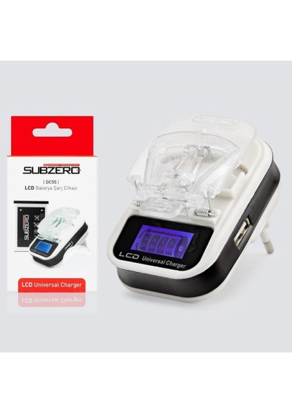 DC55 LCD Unıversal Batarya Sarj Aletı