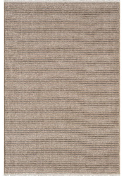 Hena HN007A Vizon Şönil Kilim Ince Yumuşak Toz Yapmaz Kaymaz Taban Makinada Yıkanabilir Modern Halı