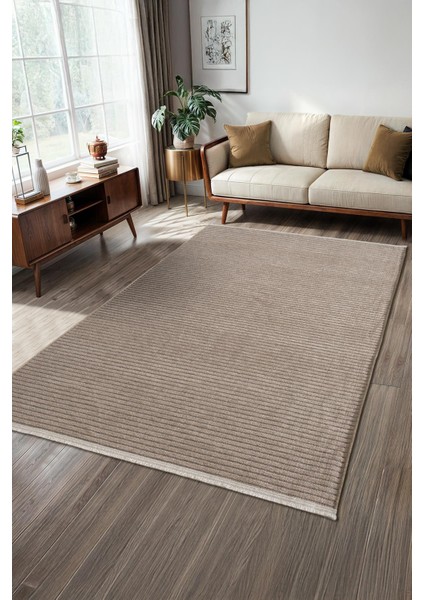 Hena HN007A Vizon Şönil Kilim Ince Yumuşak Toz Yapmaz Kaymaz Taban Makinada Yıkanabilir Modern Halı fiyatları