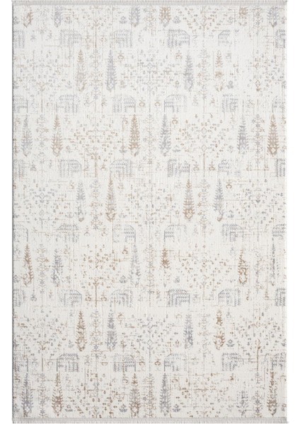 Armony AR012A Beyaz Halı Modern Desenli Akrilik Pamuk Taban Tozu Az Salon Halısı Yatak Odası Koridor modelleri