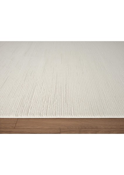 Loya LY009W Krem Halı Modern Desenli Antialerjik Pamuk Taban Salon Halısı Yatak Odası Koridor indirimleri