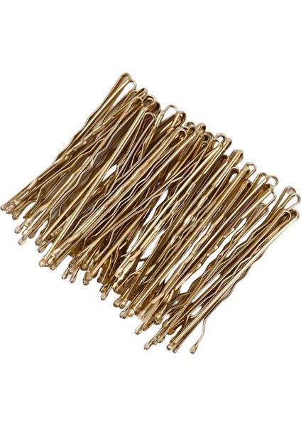 24/50PCS Metal Saç Pinleri U Şeklindeki Kıvırcık Dalgalı Saç Klipsleri Kadınlar Kızlar Basit Bobby Pins Ettes Gelin Saç Modeli Araçları (Yurt Dışından)