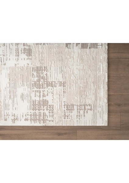 Vısta VS015K Beyaz Halı Modern Desen Antialerjik Pamuk Taban Yıkanabilir Salon Halısı Yatak Odası fırsatları