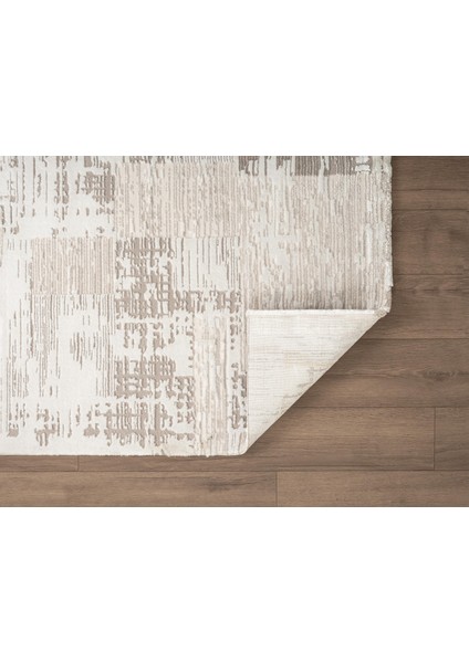 Vısta VS015K Beyaz Halı Modern Desen Antialerjik Pamuk Taban Yıkanabilir Salon Halısı Yatak Odası indirimleri