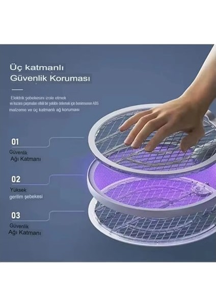 HP13 Şarjlı Sinek Öldürücü Raket Beyaz fiyatları
