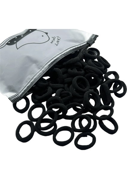 50/100PCS Elastik Saç Bantları Kızlar Saç Aksesuarları Mini Renkli Naylon Kafa Bandı Çocuk Ponytail Tutucu Scrunchie Süsler Hediye Kilo: 5/boyut: 50PCS (Yurt Dışından)