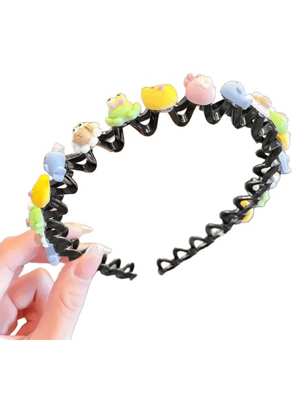 Kızlar Için Saç Aksesuarları Bağlar Headbands Band Bandaux Scrunchie Bandana Moda Haarband Kore Tiara Cheveux Fille Çocuklar Sevimli Renk: 5 (Yurt Dışından)