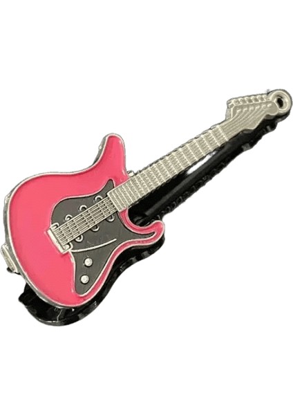 Y2K Sevimli Gitar Metal Saç Tokası Kadınlar Için Harajuku Komik Renkli Saç Klips Ettes Moda Kız Saç Aksesuarları Hediyeler Noulcolor: 230814 1G12 Pembe (Yurt Dışından)