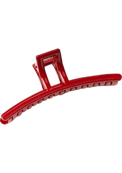 Koreli Akrilik Kırmızı Geometrik Saç Pençesi Kadınlar Moda Küçük Büyük Kare Saç Yengeçleri Klip Saç Kelepçeleri Saç Aksesuarları Renk: 02-13CM (Yurt Dışından)