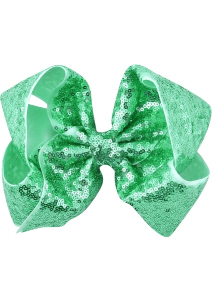 Güzel 8 Inç/6 Inç Çocuk Kızlar Gökkuşağı Büyük Büyük Saç Yay Payetleri Saç Aksesuarları Kadın Parlayan Timsah Parti Saç Klipscolor: 1065-8 (Yurt Dışından)