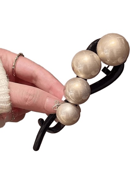 Zarif Inciler Twist Saç Klipi Kadınlar Için Uzun Saç Tutucu Saç Penisi Ette Tatlı Saç Süsleme Kafa Bandı Moda Saç Aksesuarları: 4 (Yurt Dışından)