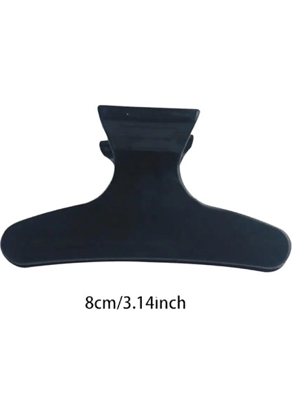 Buzlu Çiçek Saç Klipsleri Mat Saç Pençe Klipleri Kadınlar Için Kızlar Ince Kalın Kıvırcık Saçlar Kız Çocukları Saç Aksesuarları Ettes Renk: Bordo (Yurt Dışından)