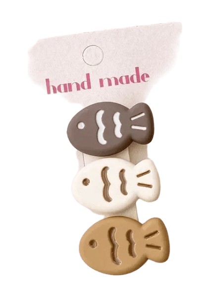 3pcs Sevimli Karikatür Küçük Balık Saç Tokaları Çocuk Kore Tarzı Tatlı Y2K Kızlar Renkli Mini Saç Klipleri Saç Aksesuarları Toptancolor: No. (Yurt Dışından)