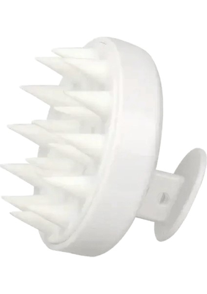 Silikon Şampuan Fırça Kafa Kafa Masajı Tarak Saç Boya Tonu Yağ Uygulayıcı Şişe Fırça Berber Salonu Saç Stil Araç Rolor: B-Beyaz (Yurt Dışından)