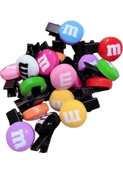 10-15-20PCS Candy Saç Milletvekili Kızlar Için Saç Modeli Gökkuşağı M Fasulye Saç Klipleri Bang Saç Çekme Saç Araç Başlığı Aksesuarları Yapma: 10 Pcs (Yurt Dışından)