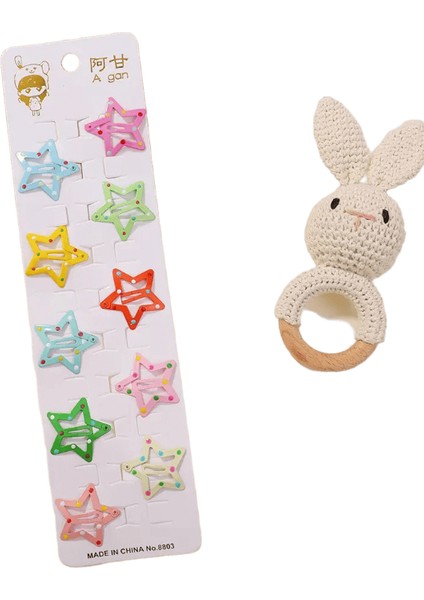 10PCS/LOT Güzel Şekil Bb Saç Klipleri Y2K Metal Saç Tokaları Set Kızlar Çocuk Saç Çemberleri Kahve Sütü Renk Ettes Aksesuarları Renk: 2392-3 (Yurt Dışından)