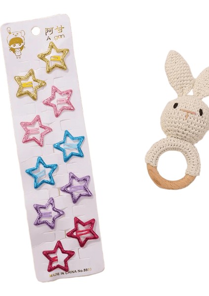 10PCS/LOT Güzel Şekil Bb Saç Klipleri Y2K Metal Saç Tokaları Seti Kızlar Çocuk Saç Çemberleri Kahve Sütü Rengi Ettes Accessoriescolor: 2761-22 (Yurt Dışından)