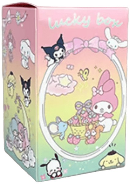 Sanrio My Melody Tea Party Blind Box Tide Play Display Piece Melody Tie Cute Deop Hand Do Gift Decoration Collectioncolor:all 6 Pcs (Yurt Dışından)