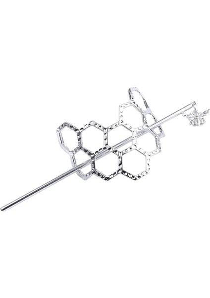 Saç Aksesuar Arı ve Petek Saç Çatal Saç Pençeleri Knot Saç Penisi Kadınlar Için Bal Arısı Mücevher Metal Metal Saçpinc Rolor: HDR6037GD (Yurt Dışından)