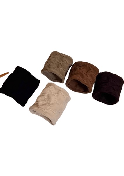 4/5 Set Katı Geniş Kalın Saç Bant Halatları Kadın At Kuyruğu Tutucu Saç Kravat Scrunchies Moda Saç Aksesuarları Renk: 1 Çizgili Stil 5 Pcs (Yurt Dışından)