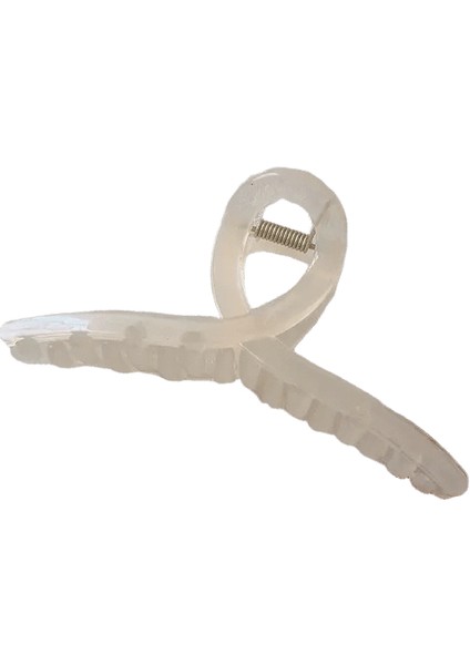 13CM Plastik Şeffaf Büyük Boy Saç Pençe Moda Kadınlar Bayanlar Giyim Aksesuarları Başlık At Kuyruğu Saç Tokaları Saç Klipsini: 11CM Cx Mat Siyah (Yurt Dışından)