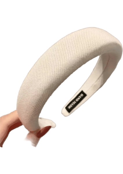 Kadınlar Için Katı Geniş Saç Bant Çember Vintage Yumuşak Elastik Head Band Kız Çerçeve Saç Bandı Moda Moda Saç Aksesuarları Renk: 2 (Yurt Dışından)