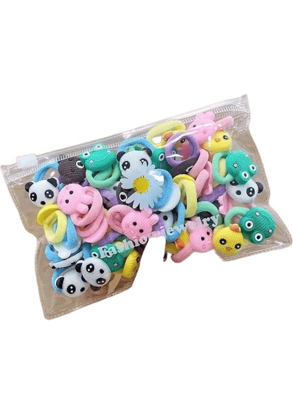 10/20PCS/SET Sevimli Çizgi Film Kauçuk Elastik Saç Bantları Kızlar Saçlarına Zarar Vermiyor Küçük Scrunchie Çocukları Tatlı Saç Bağları Saç Aksesuarları Renk: 6/beden: 10PCS (Yurt Dışından)