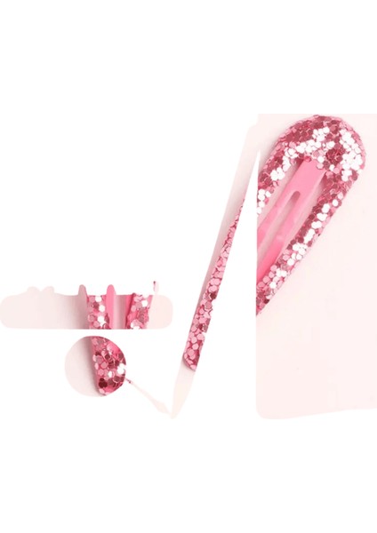 20PCS/LOT Kore Tarzı Yeni Toz Saç Aksesuarları Şeker Damlayan Saç Klipsleri Katı Saç Klipli Parıltılı Headdress Kızlar Için (Yurt Dışından)