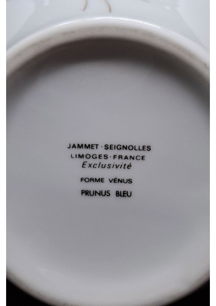 Jammet Seignolles Büyük Boy Porselen Demlik Antika Pot Zarif Mavi 1l fırsatları