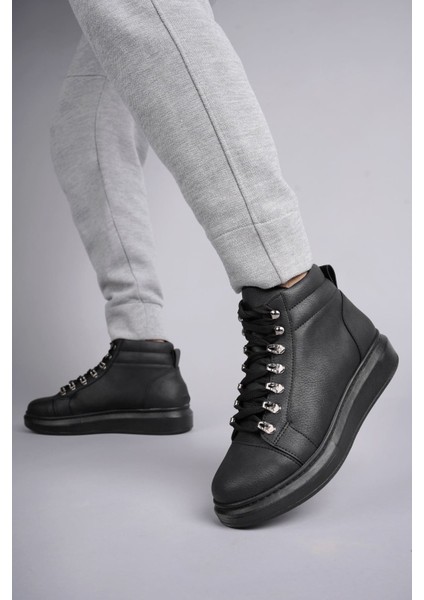 J206 Ottawa Bağcıklı Cilt Erkek Günlük Spor Bot St Siyah fiyatları