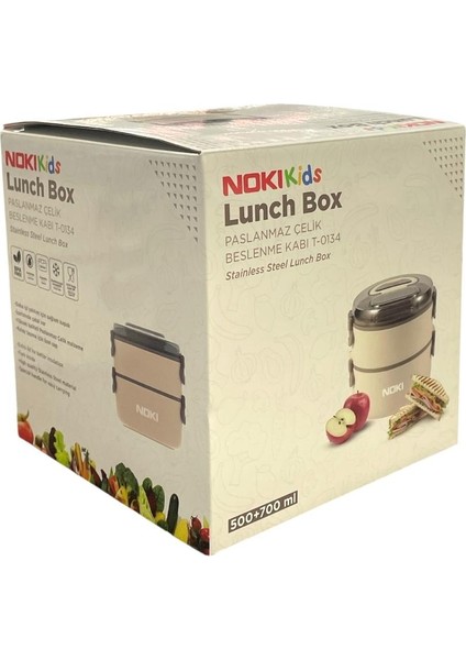 Paslanmaz Çelik Beslenme Yemek Kabı 1200 ml indirimleri