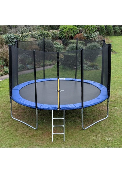 File Korumalı Büyük Boy Trambolin 426 cm Trambolin Güvenlik Fileli Bahçe Tipi Trampolin 14 Ft