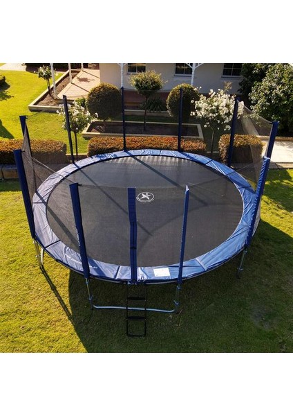 File Korumalı Trambolin 488 cm Trambolin Güvenlik Fileli Bahçe Tipi Büyük Boy Trampolin 16 Ft