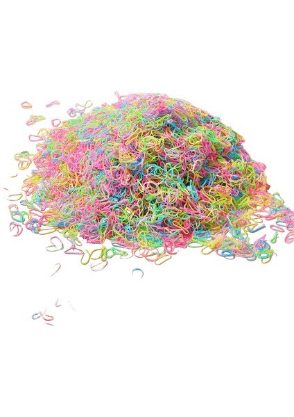 500PCS/SET Kızlar Renkli Elastik Elastik Tek Kullanımlık Yumuşak Kauçuk Bant Saç Kravat Kafa Bandı Çocuk Ponytail Tutucu Grupları Çocuk Aksesuarları Renk: 2552-1X500 (Yurt Dışından)