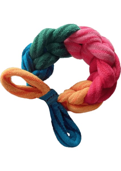 Koreli Sevimli Köpek Elastik Saç Bantları Kawaii Karikatür Gökkuşağı Saç Halat Bağları Saç Bantları Kızlar Çocuklar Saç Aksesuarları Kol: Gökkuşağı (Yurt Dışından)