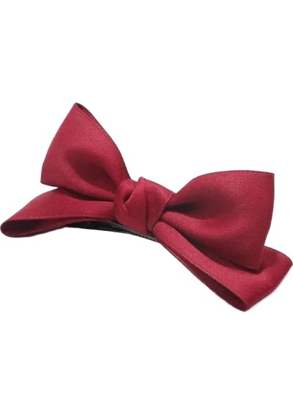 Koreli 3D Kırmızı Yay Saç Pimleri Sevimli Prenses Saç Klipleri Kurdele Ettes Kızlar Kadınlar Moda Saç Aksesuarları 2023 Newcolor: Bordo (Yurt Dışından)