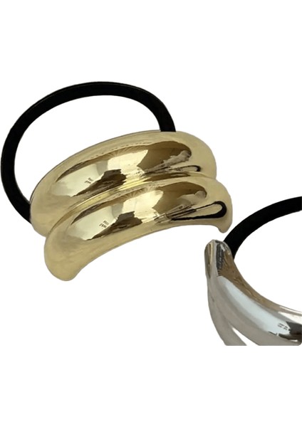 42 Yeni Stil Punk Metal Düzensiz Saç Bantları Moda Altın Renk Elastik Saç At Kuyruğu Saç Halat Kadınlar Kız Saç Aksesuarları Renk: 3 (Yurt Dışından)