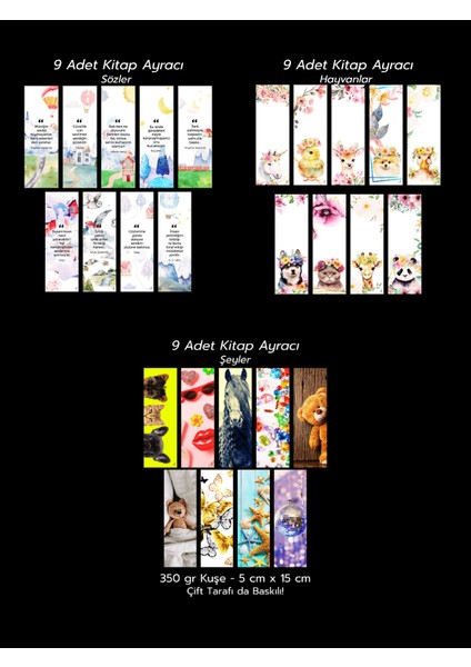 57'li Kitap Ayracı Seti - Özel Paket3 indirimleri
