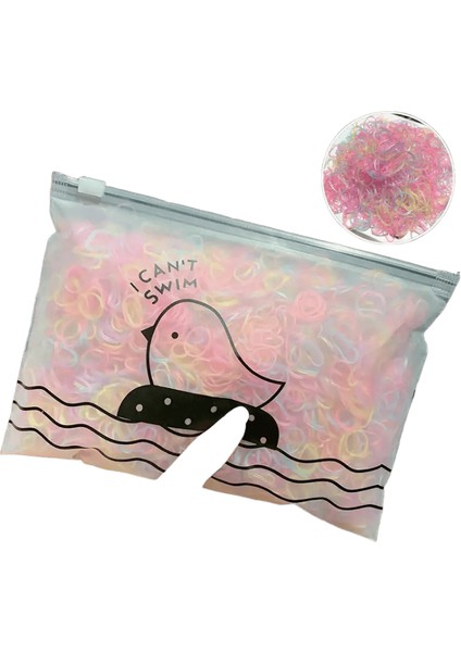 1000PCS/PAKET Kızlar Renkli Küçük Tek Kullanımlık Kauçuk Bantlar At Kuyruğu Tutucu Elastik Saç Bantları Moda Saç Aksesuarları Için Sakız: G 1000PCS (Yurt Dışından)