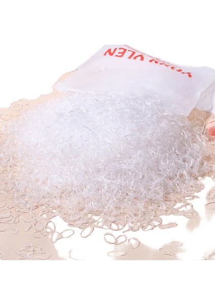 500PCS/SET Kızlar Renkli Elastik Elastik Tek Kullanımlık Yumuşak Kauçuk Bant Saç Kravat Kafa Bandı Çocuk At Kuyruğu Tutucu Grupları Çocuk Aksesuarları Renk: 2552-13X500 (Yurt Dışından)