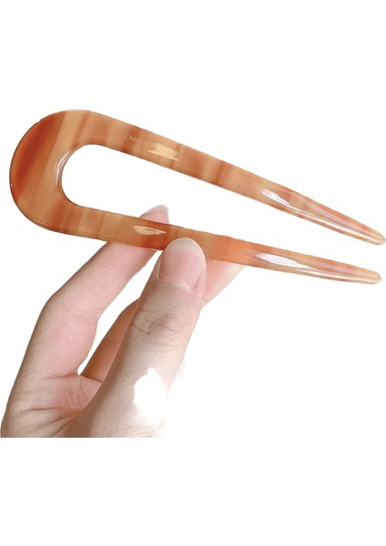 Simplejewel U Şekil Saç Tokaları Kadın Kadınlar Fransız Iki Çatallı Vintage Saç Klipsleri Bun Saç Aksesuarları Bayanlar Saç Resmi Web Sitesi Renk: Altın (Yurt Dışından)