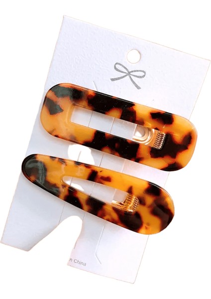 2pcs/ Set Koreli Payetler Asetat Saç Klipsleri Kadınlar Için Saç Tokası (Yurt Dışından)