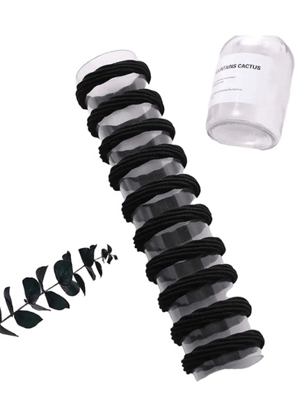 10PCS/SET Yeni Tatlı Bowknot Saç Bandı Scrunchies Bayan Kızlar Basit Siyah Elastik Saç Halatları At Kuyruğu Tutucu Saç Aksesuarları Renk: B Siyah (Yurt Dışından)