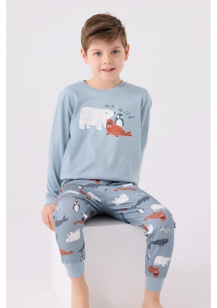 Erkek Çocuk Yeşil Pijama Takımı fiyatları