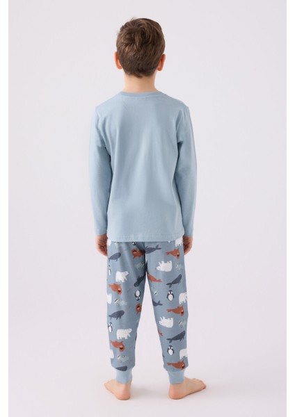 Erkek Çocuk Yeşil Pijama Takımı fırsatları